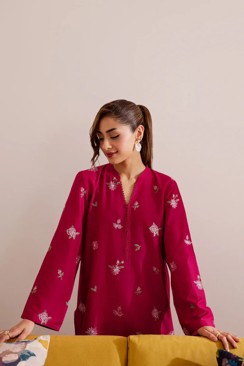 Zylphia 2PC - Embroidered Casual Pret