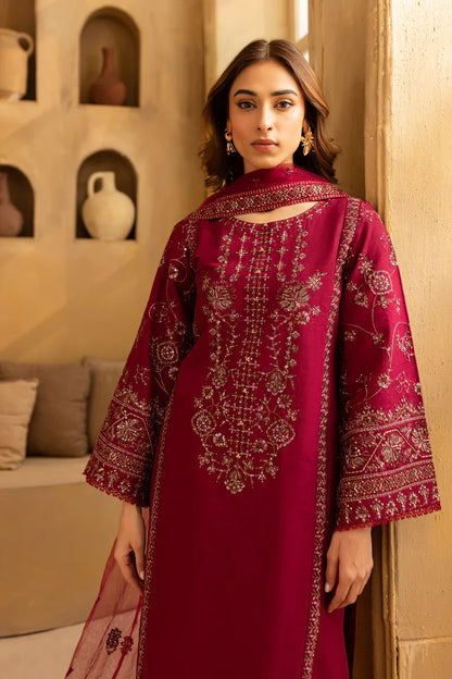 Balin 3PC - Embroidered Khaddar Dress
