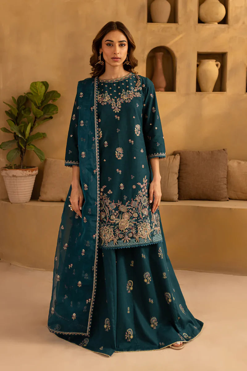 Naira 3PC - Embroidered Karandi Dress